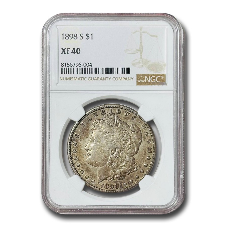 1898-S Morgan Dollar XF-40 NGC