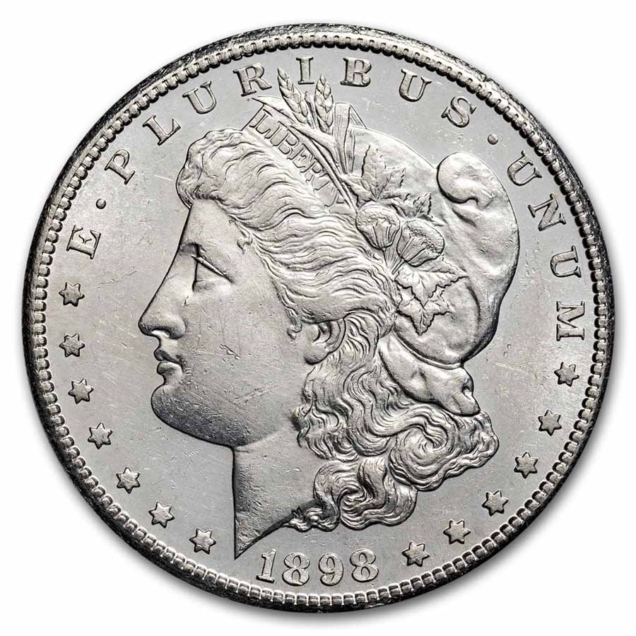 1898-S Morgan Dollar XF Details (Cleaned)