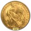 1899-1914 France Gold 20 Francs Rooster MS-65 NGC/PCGS