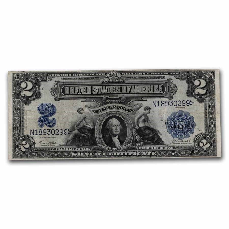 1899 $2.00 Silver Certificate Washington VF (Fr#256)