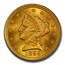 1899 $2.50 Liberty Gold Quarter Eagle MS-66 PCGS