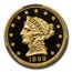 1899 $2.50 Liberty Gold Quarter Eagle PR-66+ DCAM CACG