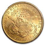 1899 $20 Liberty Gold Double Eagle MS-62 PCGS