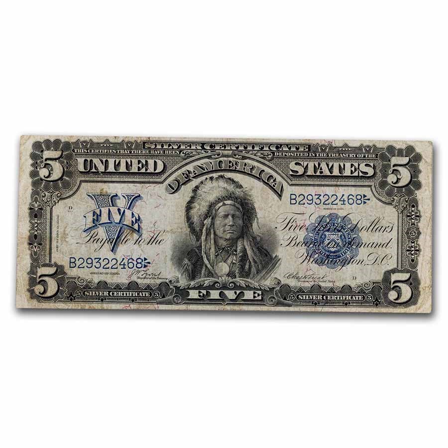 1899 $5.00 Silver Certificate Chief VF (Fr#272)