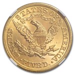 1899 $5 Liberty Gold Half Eagle MS-65 NGC CAC