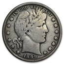 1899 Barber Half Dollar Fine