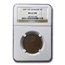 1899 Denmark 5 Ore MS-62 NGC (Brown)