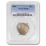 1899 Liberty Head V Nickel MS-64 PCGS