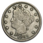 1899 Liberty Head V Nickel VF