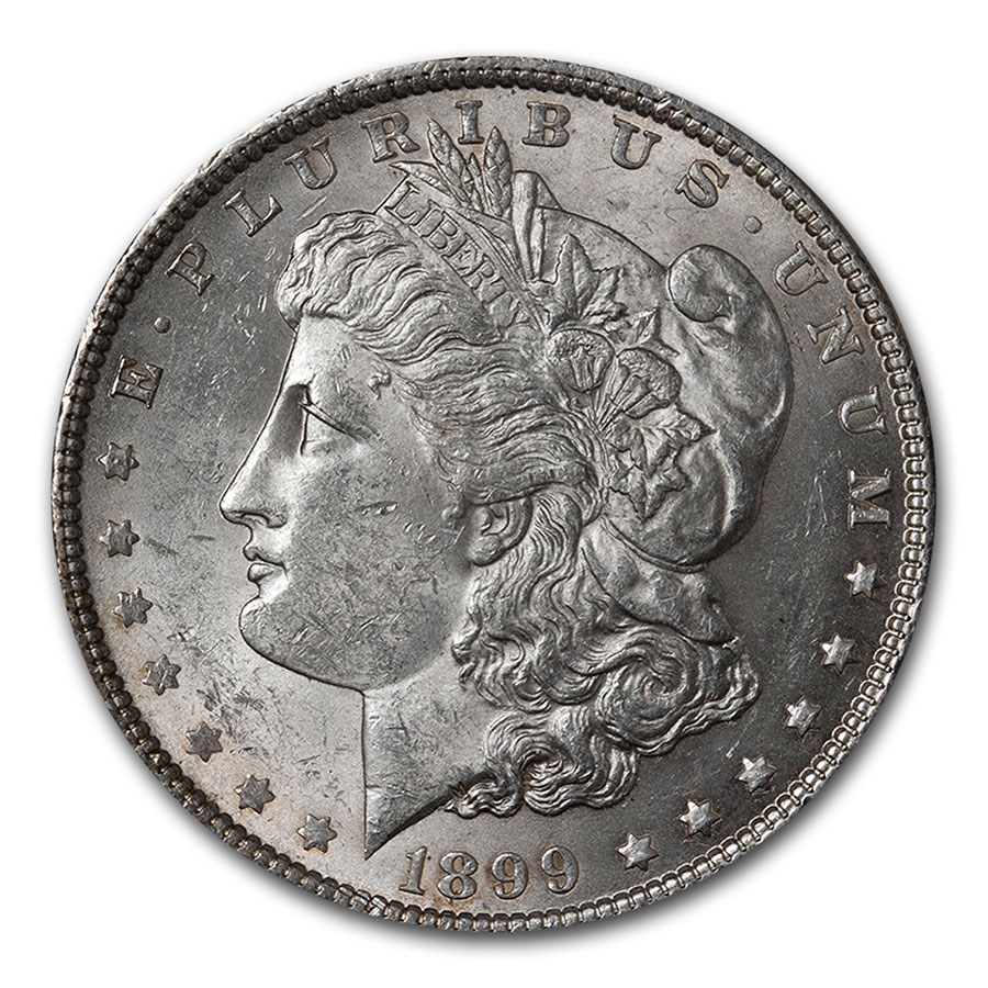 1899 Morgan Dollar AU-58