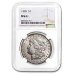 1899 Morgan Dollar MS-61 NGC