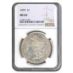 1899 Morgan Dollar MS-62 NGC