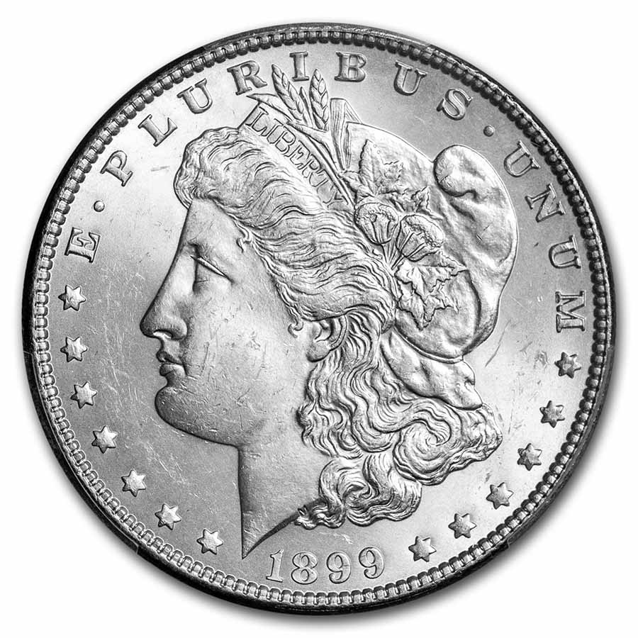 アンティークコイン コイン 金貨 銀貨 [送料無料] 1899 Morgan Dollar