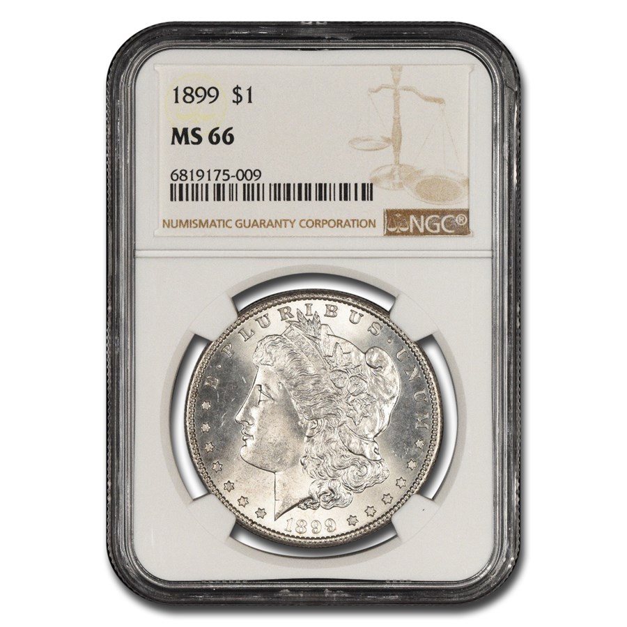 1899 Morgan Dollar MS-66 NGC