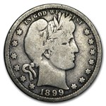 1899-O Barber Quarter VG