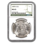 1899-O Morgan Dollar MS-63 NGC (Green Label)