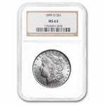 1899-O Morgan Dollar MS-63 NGC