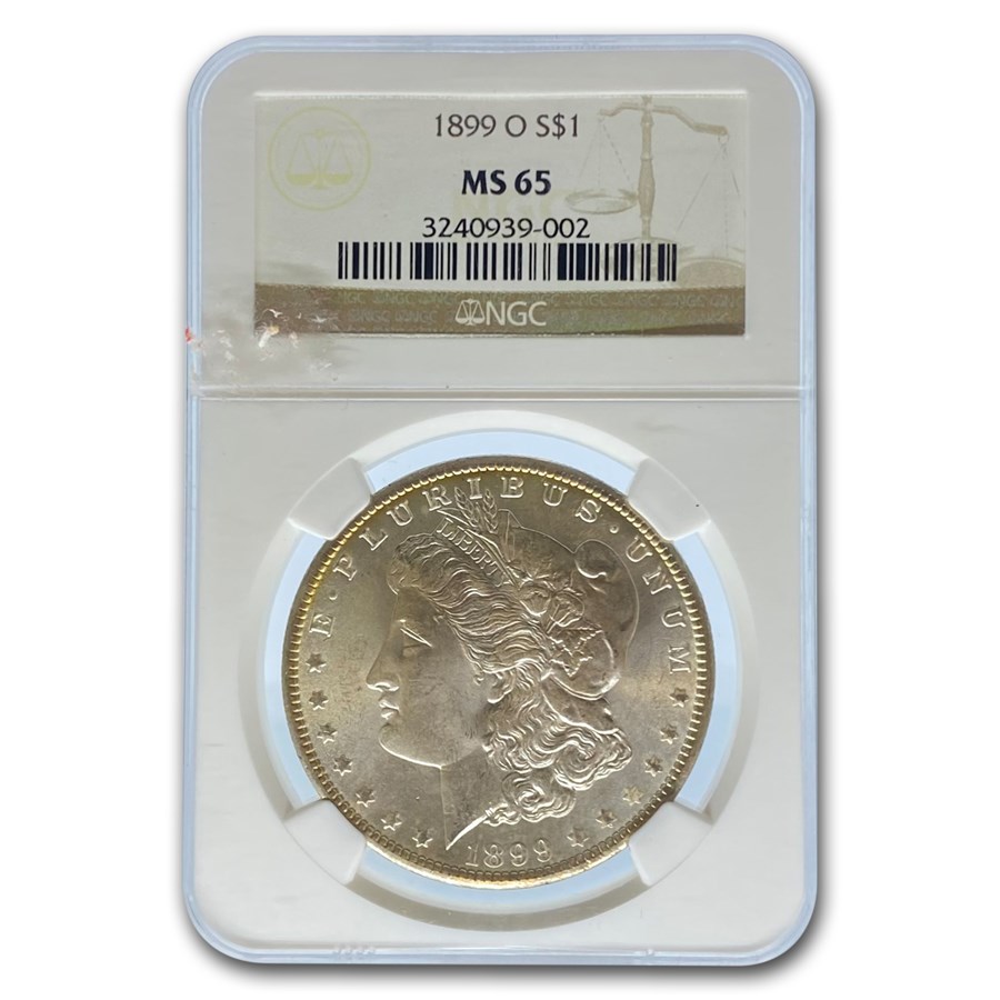 1899-O Morgan Dollar MS-65 NGC