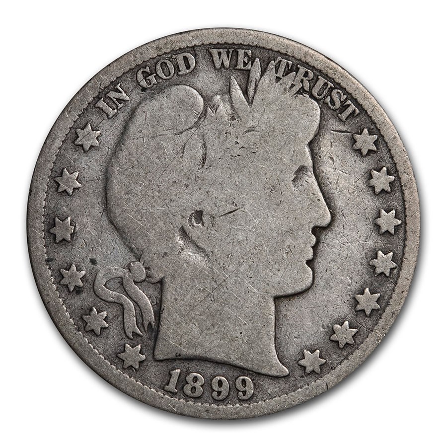 1899-S Barber Half Dollar Good