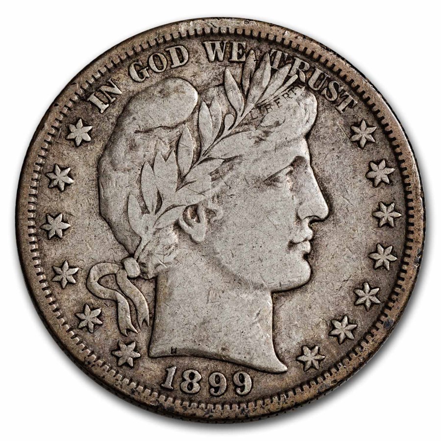 1899-S Barber Half Dollar VF