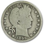 1899-S Barber Quarter Good