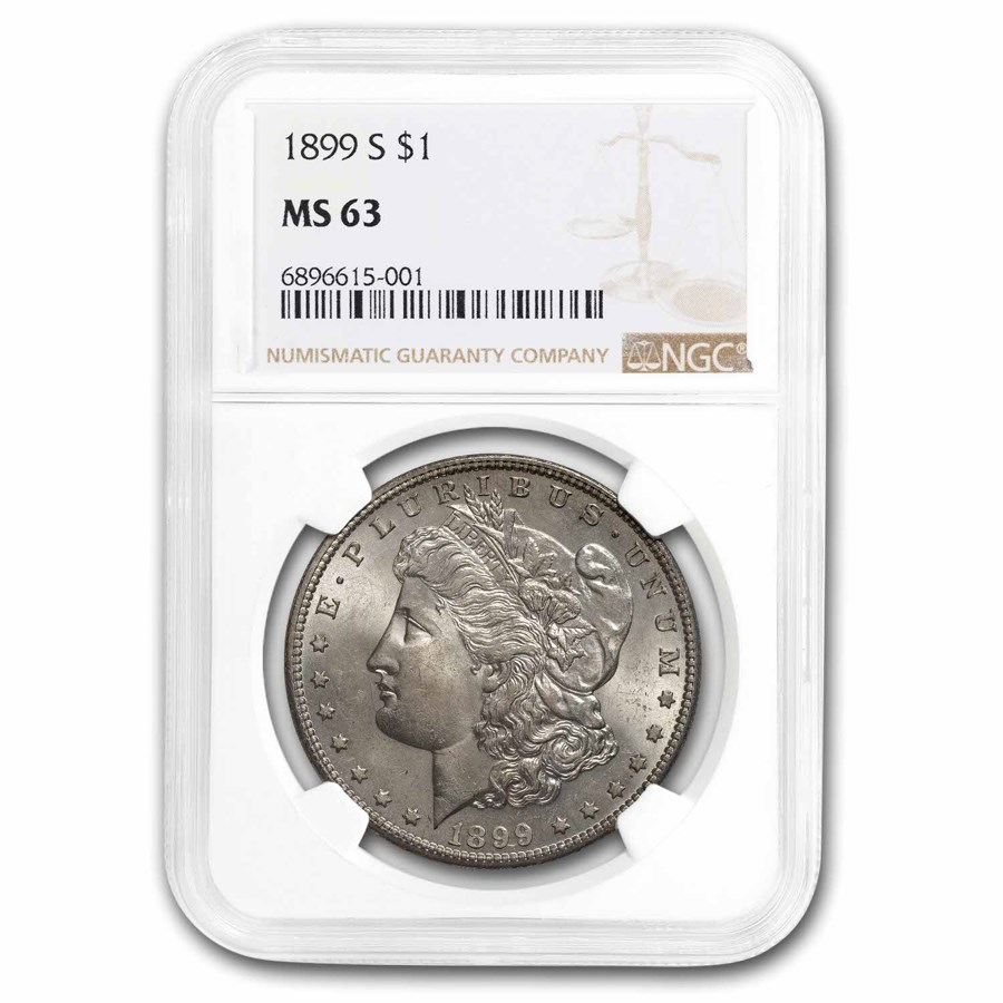 1899-S Morgan Dollar MS-63 NGC