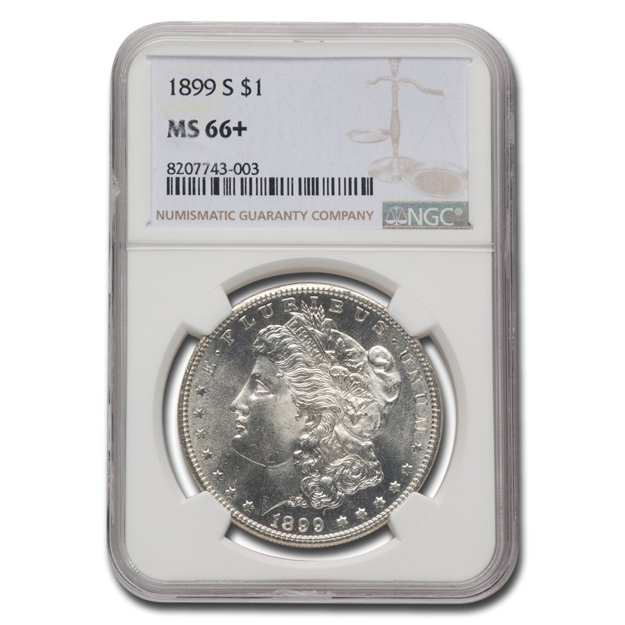 Buy 1899-S Morgan Dollar MS-66+ NGC | APMEX