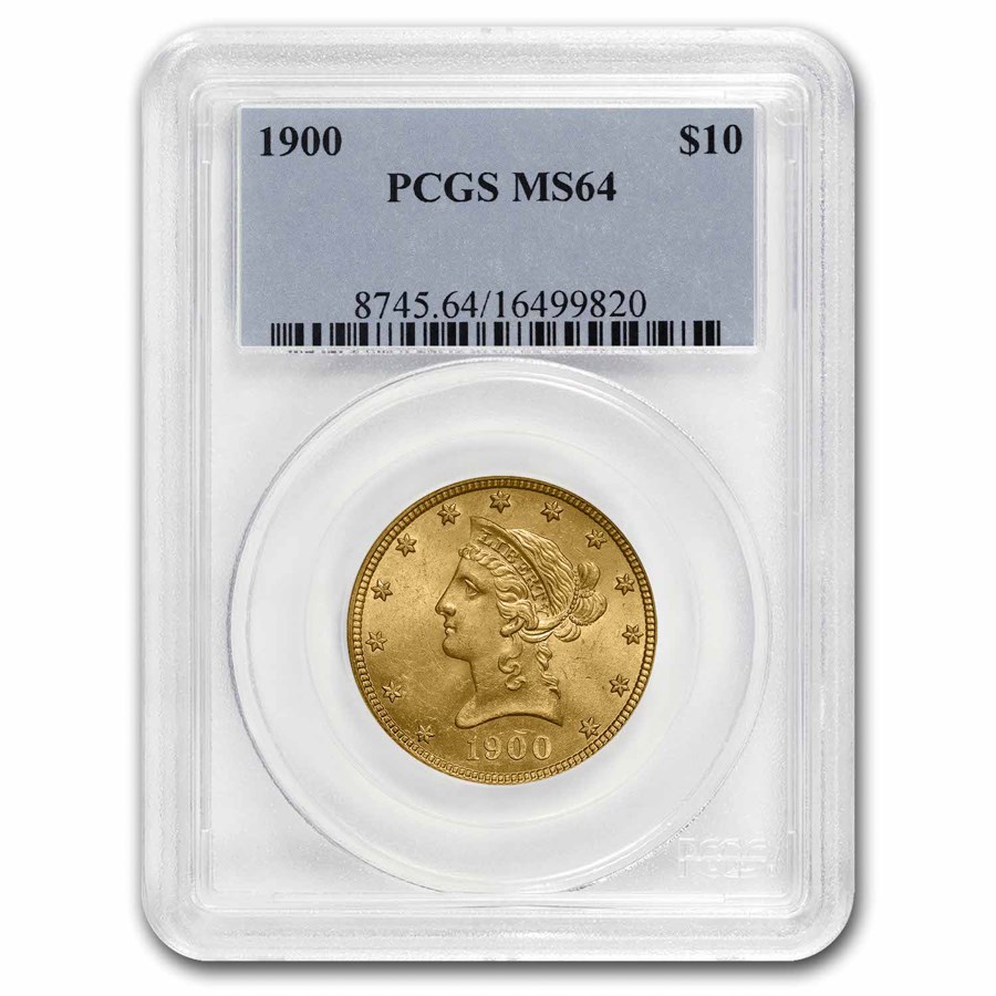 Buy 1900 $10 Liberty Gold Eagle MS-64 PCGS | APMEX