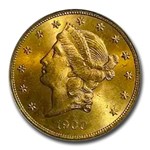 1900 $20 Liberty Gold Double Eagle MS-64 PCGS CAC