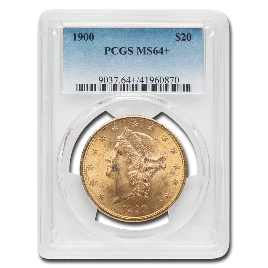 Buy 1900 $20 Liberty Gold Double Eagle MS-64+ PCGS | APMEX