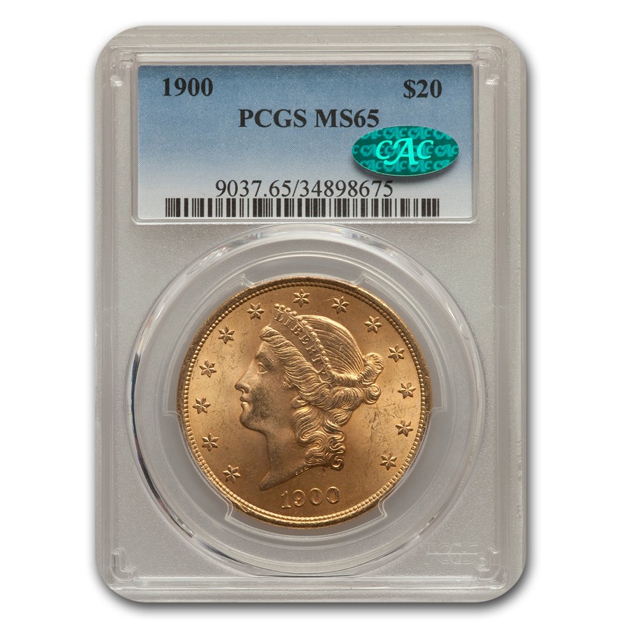 Buy 1900 $20 Liberty Gold Double Eagle MS-65 PCGS CAC | APMEX