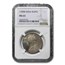 1900-B India Silver Rupee Victoria MS-63 NGC