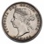 1900 Canada Silver 25 Cents Victoria AU (Details)