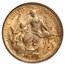 1900 French Third Republic Bronze 5 Centimes BU (Red)