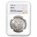 1900 Morgan Dollar MS-63 NGC