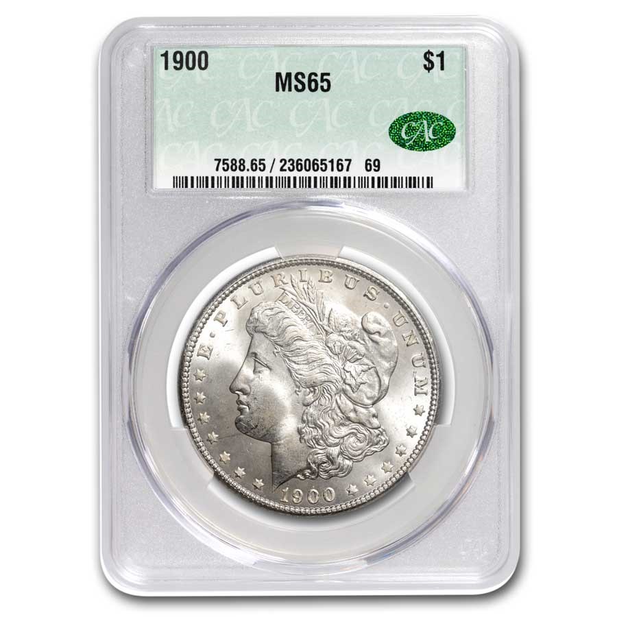 1900 Morgan Dollar MS-65 CACG