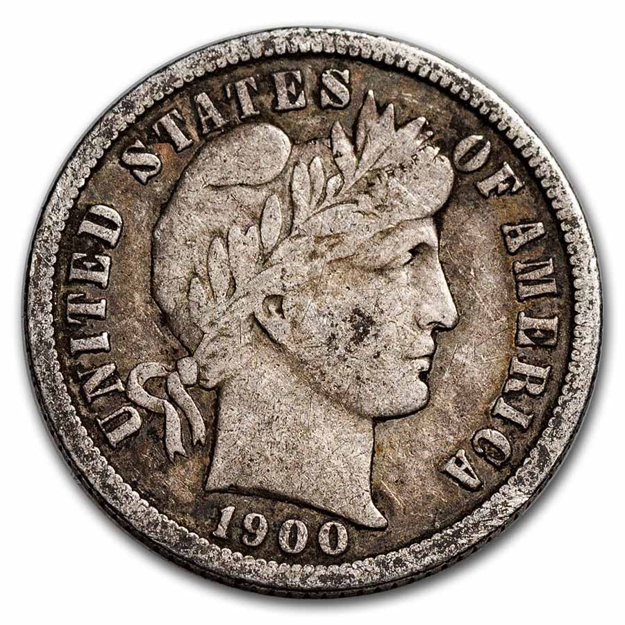 Buy 1900-O Barber Dime Fine | APMEX