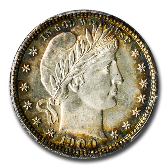 Buy 1900-O Barber Quarter MS-64 PCGS | APMEX