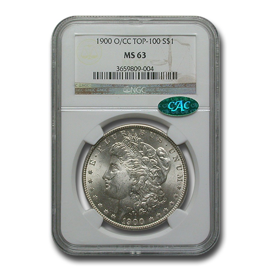 Buy 1900-O /CC Morgan Dollar MS-63 NGC CAC (Top 100) | APMEX