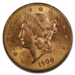 1900-S $20 Liberty Gold Double Eagle MS-63 PCGS