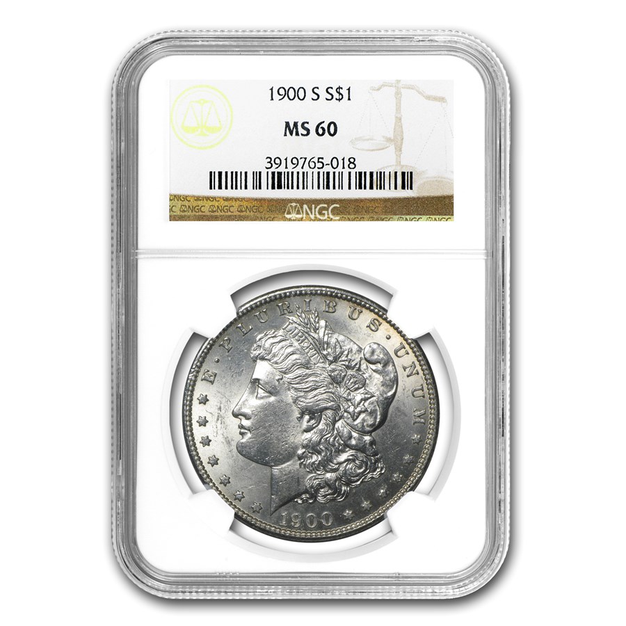 Buy 1900-S Morgan Dollar MS-60 NGC | APMEX