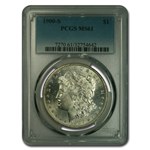 1900-S Morgan Dollar MS-61 PCGS