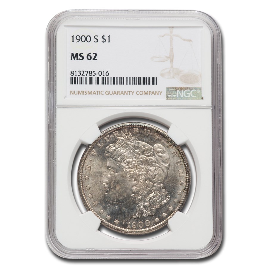 1900-S Morgan Dollar MS-62 NGC