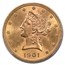 1901 $10 Liberty Gold Eagle MS-64 CACG