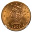 1901 $10 Liberty Gold Eagle MS-64+ NGC