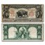 1901 $10 U.S. Note Lewis & Clark/Bison VF (Fr#114)