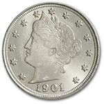 1901 Liberty Head V Nickel BU