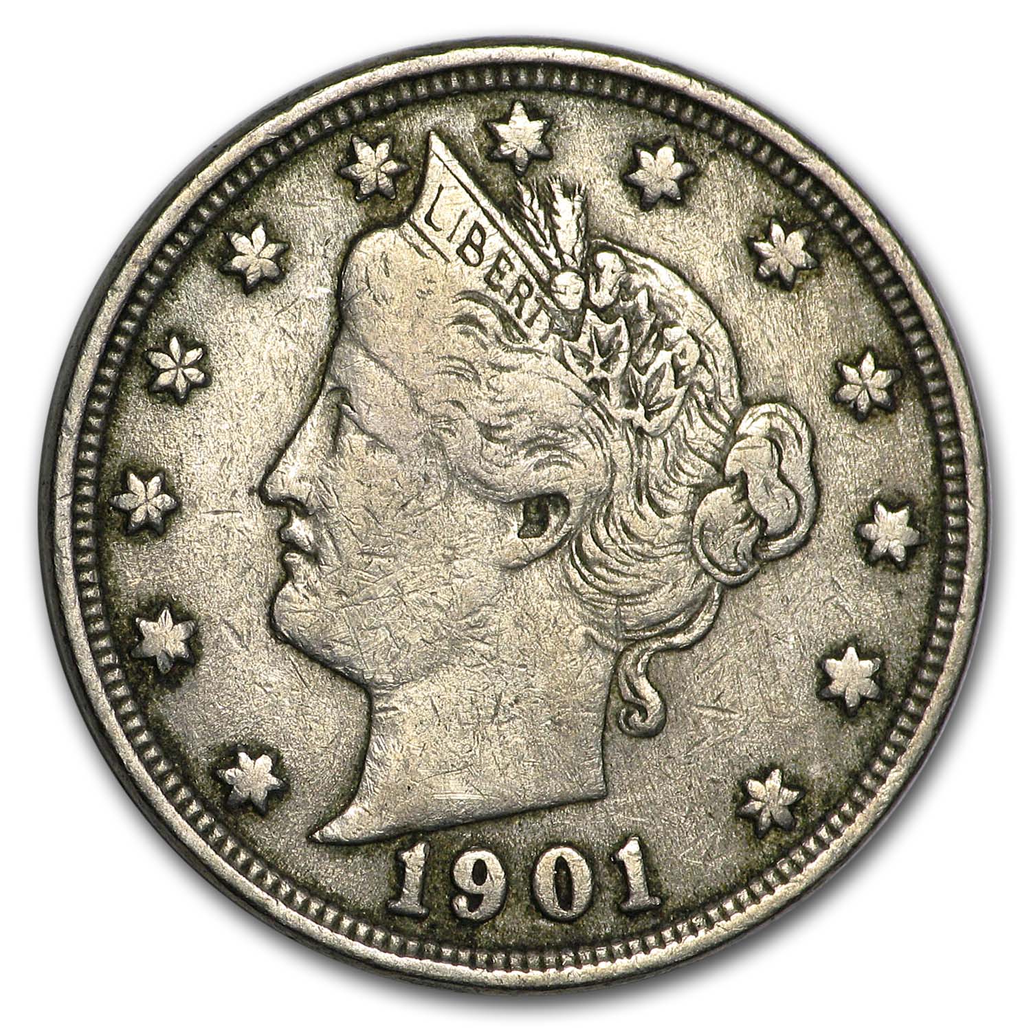 1901 buy Liberty V - Nickel