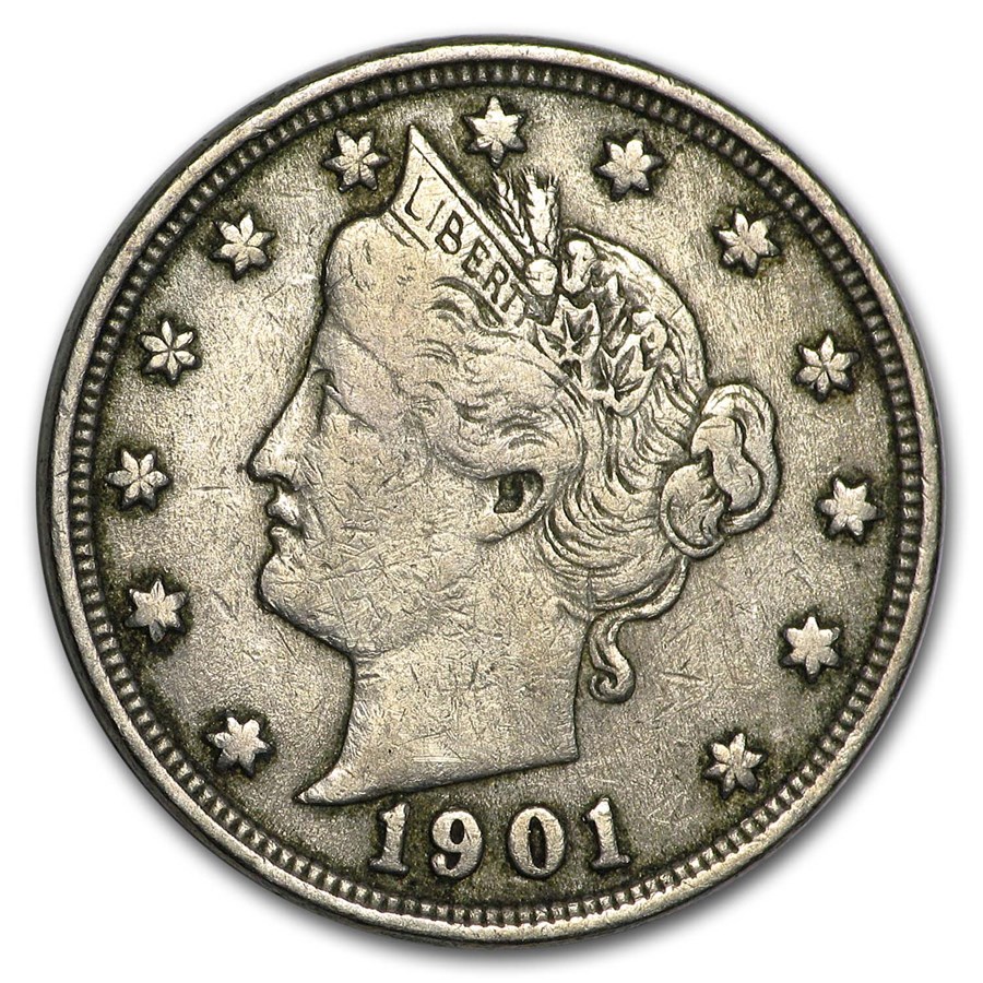 1901 Liberty Head V Nickel