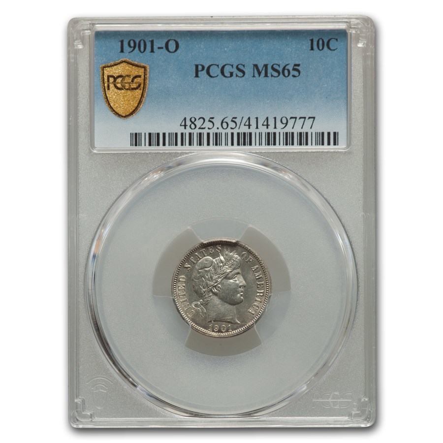 Buy 1901-O Barber Dime MS-65 PCGS | APMEX